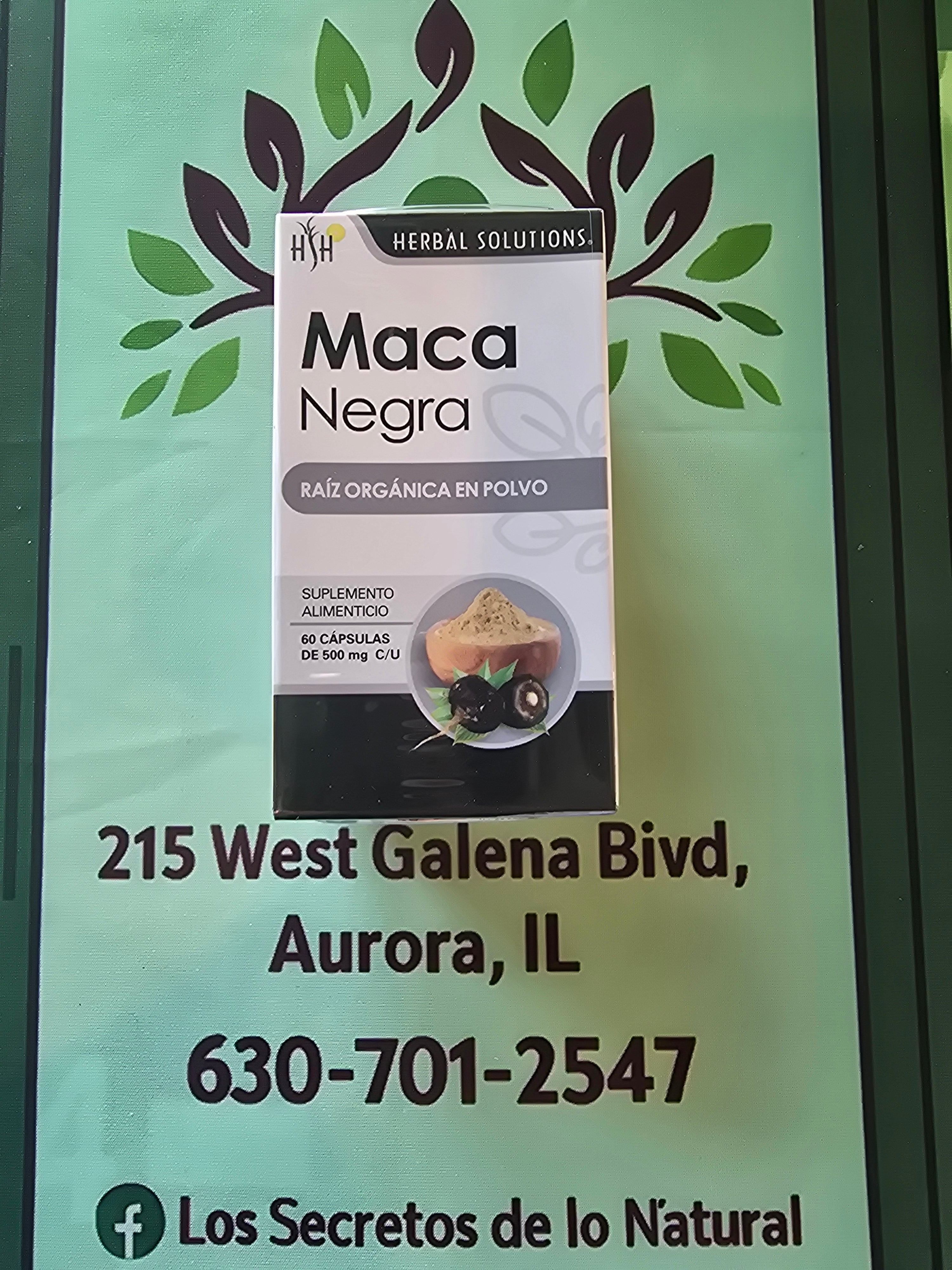 Maca negra tab