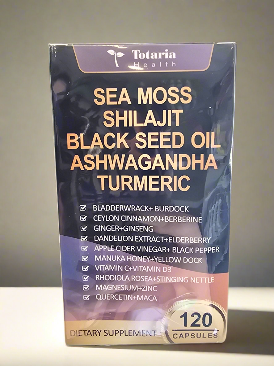 Sea moss shilajit+black seed