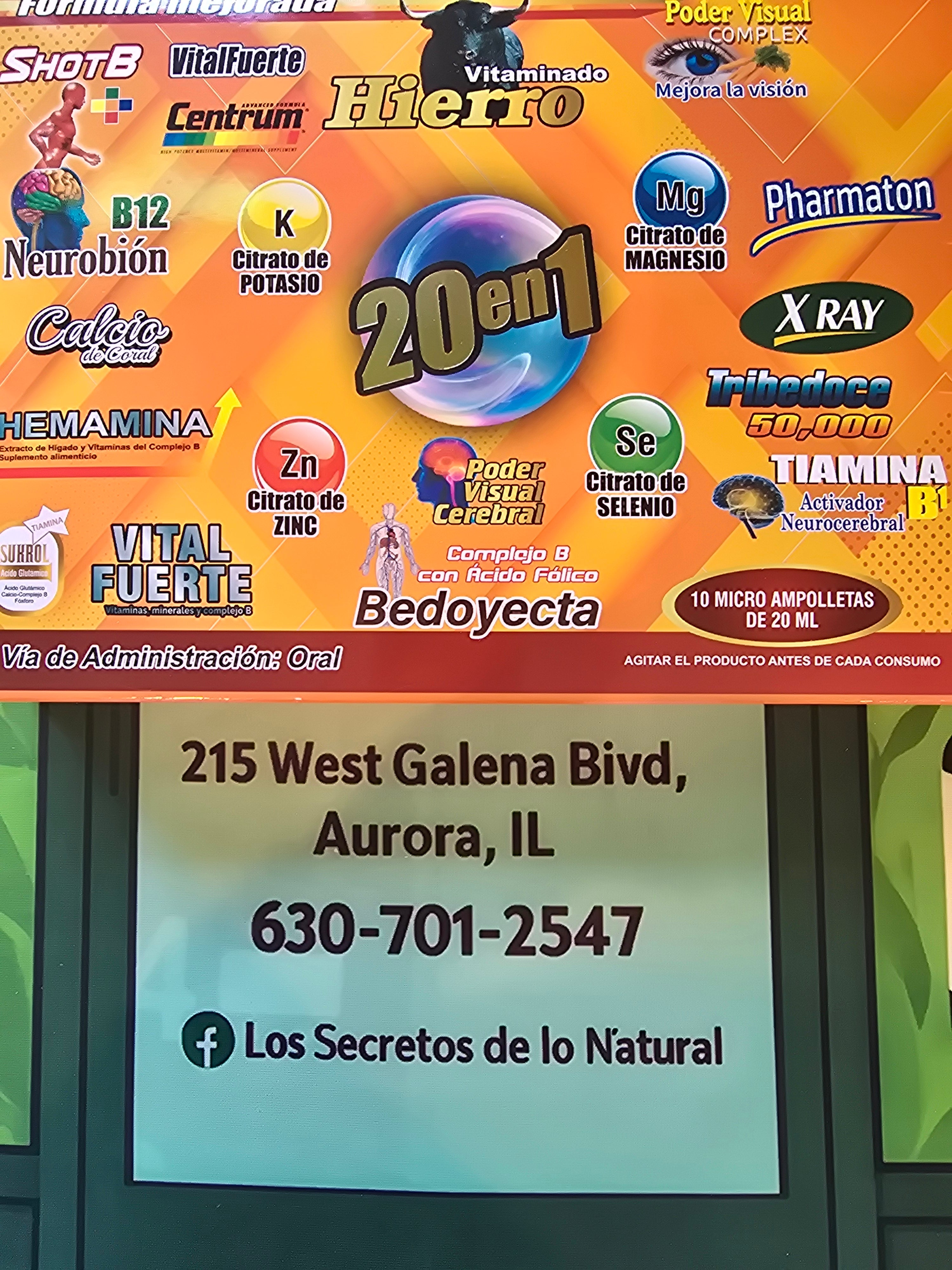 20 en 1 viales