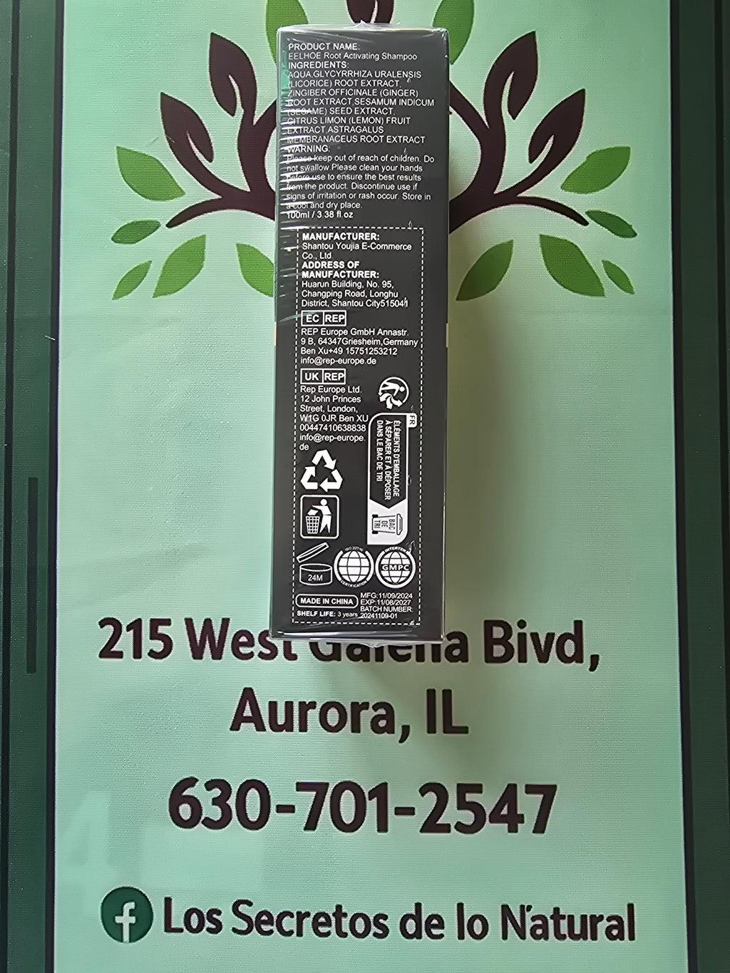 Root activating shampoo