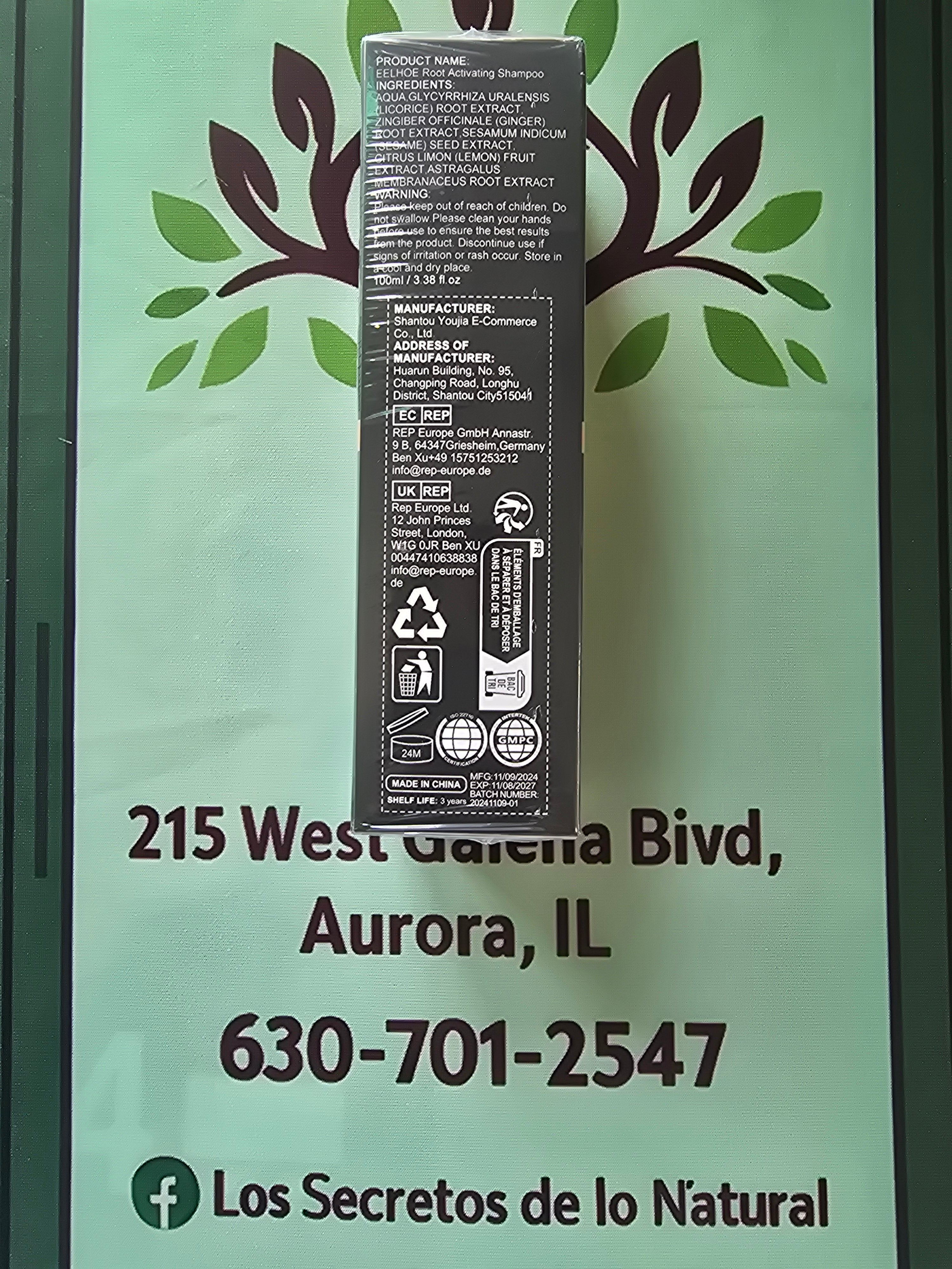 Root activating shampoo